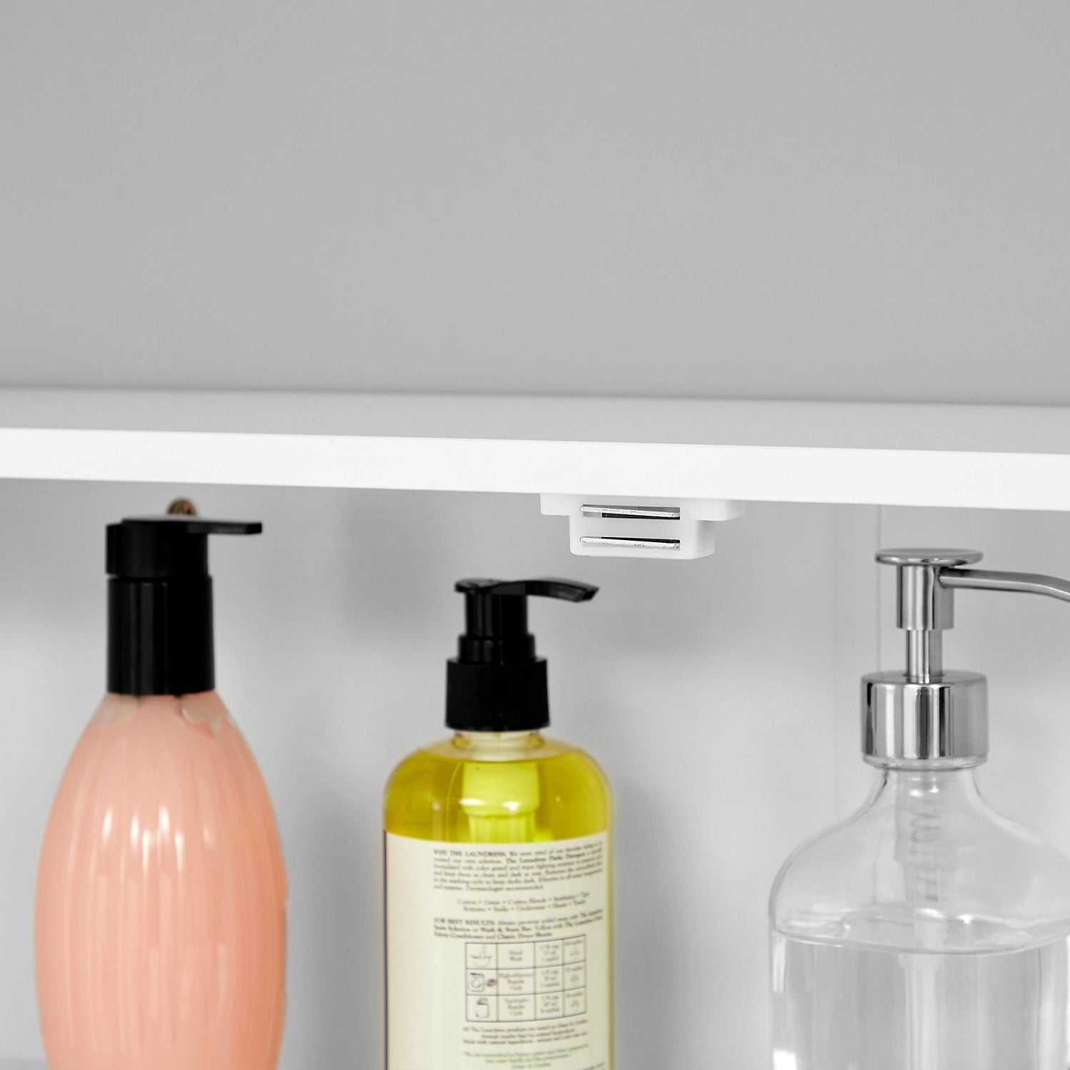 Wall-Mounted Bathroom Cabinet - MDF - Cloud White - Adjustable Shelves