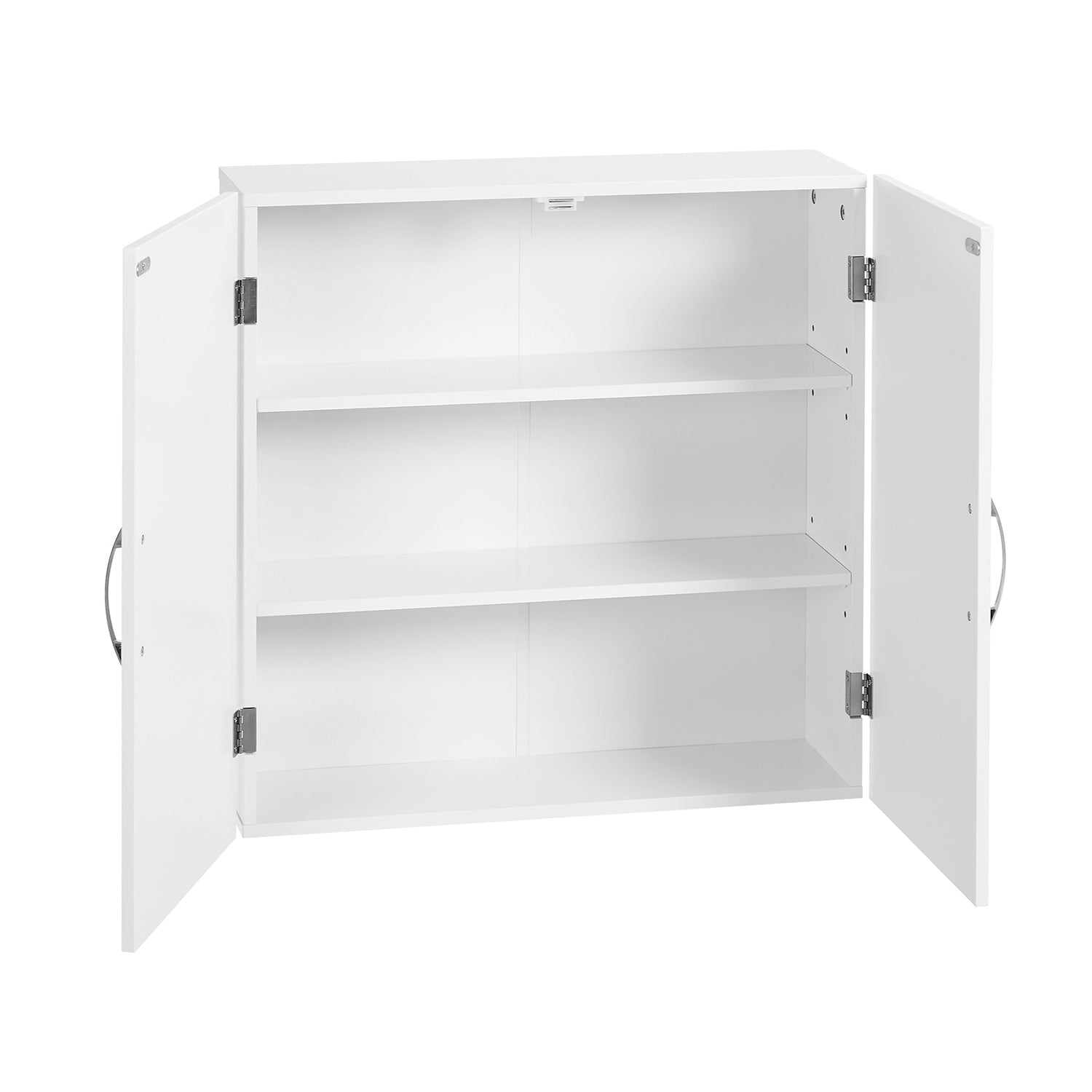 Wall-Mounted Bathroom Cabinet - MDF - Cloud White - Adjustable Shelves