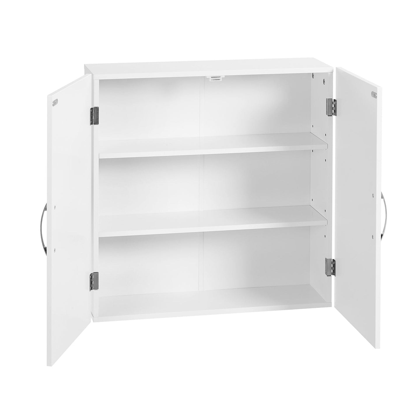 Wall-Mounted Bathroom Cabinet - MDF - Cloud White - Adjustable Shelves