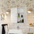 Wall-Mounted Bathroom Cabinet - MDF - Cloud White - Adjustable Shelves