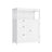 Bathroom Storage Cabinet - Wood - White - Freestanding with 3 Drawers and Adjustable Shelf