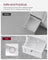 Bathroom Storage Cabinet - Wood - White - Freestanding with 3 Drawers and Adjustable Shelf