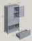 Bathroom Storage Cabinet - Wood - Dove Grey - Freestanding with Adjustable Shelf and 2 Drawers