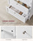 Freestanding Storage Cupboard - Wood - White - 2 Drawers
