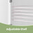 Freestanding Bathroom Storage Cabinet - Wood - White - 2 Drawers