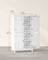 Freestanding Cabinet - Wood - White - 4 Doors with Adjustable Shelves