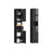 Tall Bathroom Cabinet - Wood - Sleek White Finish - Adjustable Shelves and Drawer