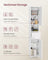 Tall Bathroom Cabinet - Wood - White