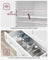 Tall Kitchen Pantry Cupboard - 76L - MDF - Adjustable Storage Shelves