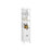 Tall Bathroom Cabinet - Wood - White - With 2 Drawers and 3 Open Shelves