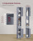 Freestanding Bathroom Cabinet - Engineered Wood - Cloud White - Slim Design with Adjustable Shelves and Drawer