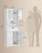 Freestanding Storage Cabinet - Engineered Wood - Cloud White - Adjustable Shelves and Drawer