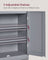Bathroom Cabinet - Engineered Wood - Dove Grey - 2 Doors