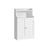 Bathroom Cabinet - Wood - Cloud White - 2-Door Design with Adjustable Shelves