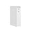 Freestanding Bathroom Cabinet - Wood - White - Slim Design with Slide Out Drawers