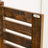 Floor Standing Cabinet - Wood - Rustic Brown - 3 Compartments and 2 Adjustable Shelves