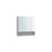 Bathroom Mirror Cabinet - MDF - Dove Grey - Wall-Mounted with Adjustable Shelves