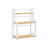 3 Tier Storage Rack - Bamboo - Natural - Multi-Purpose Countertop Organizer for Kitchen
