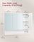 Bathroom Mirror Cabinet - Wood - Cloud White - Adjustable Shelves