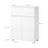Bathroom Cabinet - Wood - White - Drawer and Adjustable Shelf