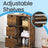 Bathroom Storage Cabinet - Rustic Brown - Wooden