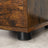Storage Unit - MDF - Rustic Brown - Slim Design with 3 Drawers