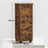 Bathroom Storage Cabinet - Wood - Rustic Brown - Slim Design with 3 Drawers
