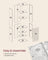 Bathroom Floor Cabinet - Engineered Wood - Cloud White - 3 Open Compartments