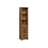 Floor Cabinet - Engineered Wood - Rustic Brown - Tall Design with Adjustable Shelves and Open Compartments