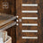 Floor Standing Cabinet - Engineered Wood - Rustic Brown - Louvered Doors