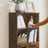 Floor Standing Cabinet - Engineered Wood - Rustic Brown - Louvered Doors