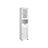 Free-Standing Bathroom Cabinet - Wood - Cloud White - Slim Design with Open Shelf and Adjustable Height Shelves