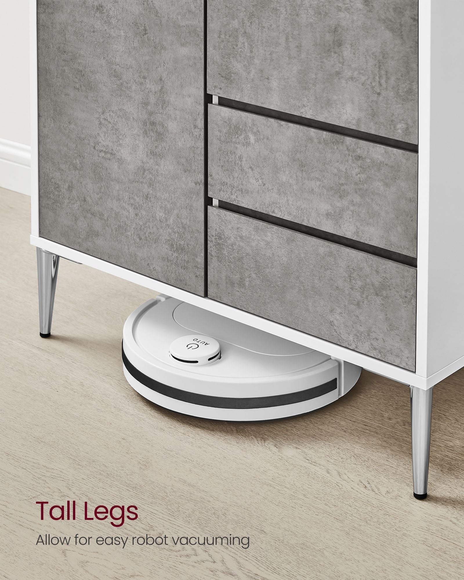Storage Cabinet - MDF - Concrete Grey