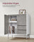 Storage Cabinet - MDF - Concrete Grey