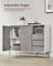 Storage Cabinet - Particle Board - Concrete Grey - Height Adjustable Shelf