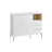 Modern Storage Sideboard - Wood - Dark Brown - Height Adjustable Shelf and Multiple Storage Options