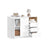 Sideboard Cabinet - Wood - Cloud White - Adjustable Shelf and 3 Drawers