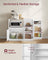 Kitchen Sideboard - 90L - Particleboard - Storage Cabinet with Adjustable Shelves