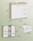 Under Sink Bathroom Cabinet - Wood - White - Featuring 3 Drawers and 2 Compartments
