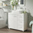 Under Sink Bathroom Storage Cabinet - 3 Drawers - Wood - Cloud White