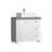 Under Sink Bathroom Cabinet - Wood - White - 3 Drawers