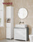 Under Sink Bathroom Cabinet - Wood - White - 3 Drawers