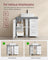Under Sink Bathroom Cabinet - Wood - White - 3 Drawers