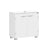 Under Sink Bathroom Cabinet - 2 Storage Compartments - Engineered Wood - Cloud White