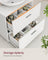 Under Sink Bathroom Cabinet - 30L - MDF - 2 Drawers
