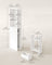 Tall Bathroom Cabinet - Wood - Classic White - Freestanding Slim Storage with Drawers and Adjustable Shelf