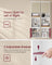 Wall-Mounted Bathroom Cabinet - Engineered Wood - Cloud White - Adjustable Shelves and Door Swing Direction