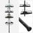 Adjustable Corner Bathroom Shelf - Telescopic 4-Tier Design - Metal - Black
