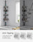 4-Tier Corner Shower Caddy - Ink Black - Rust-Resistant