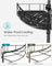 4-Tier Corner Shower Caddy - Ink Black - Rust-Resistant
